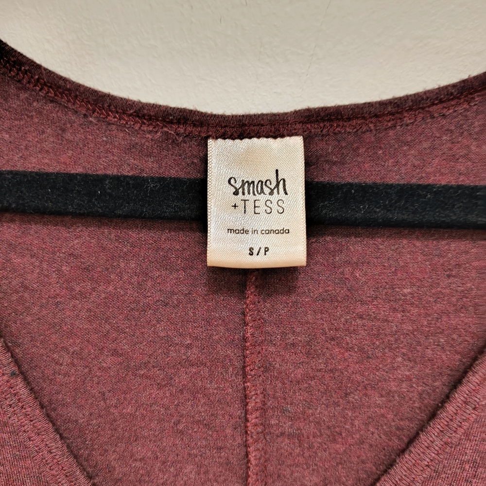 Smash + Tess Friday Romper in Bold Burgundy - Picture 4 of 6